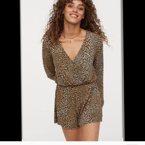 Forever 21 Leopard Print Romper